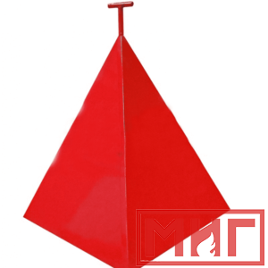 Фото 52 - Пожарная пирамида для пожарного гидранта 950x950x1150 (Четырехгранная).